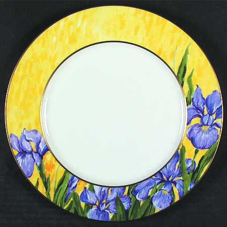Purple Iris Dinner Plate