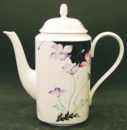 Purple Poppies Coffee Pot & Lid by Mikasa