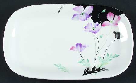 Purple Poppies Relish/Butter Tray