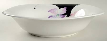 Purple Poppies 9" Round Vegetable Bowl by Mikasa
