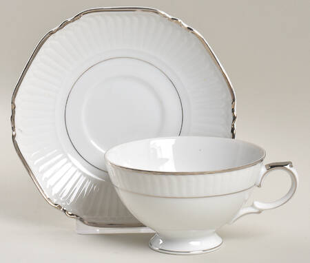 Queen Anne Footed Cup & Saucer Set
