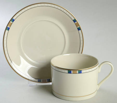 Radison Flat Cup & Saucer Set