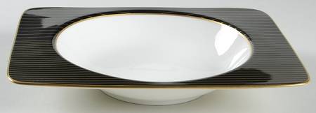 Radiance Onyx Large Rim Soup Bowl