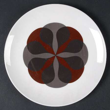 Rain Flower Salad Plate