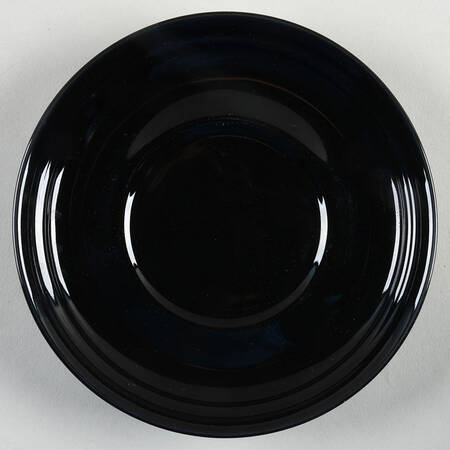 Rainbow Black Marble Saucer