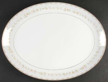 Raleigh 16" Oval Serving Platter by Mikasa