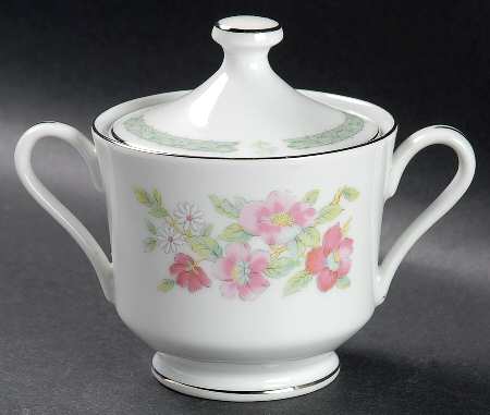 Rambling Rose Sugar Bowl & Lid
