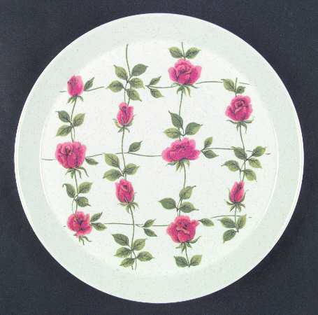 Rambling Rose Dinner Plate