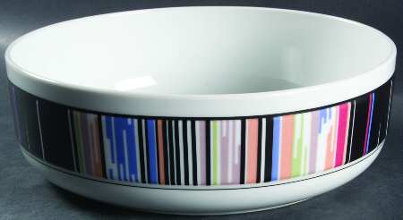 Rag Time 9" Round Vegetable Bowl