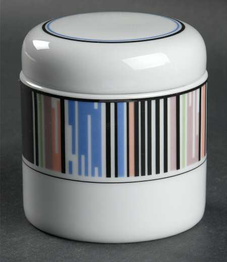 Rag Time Sugar Bowl & Lid