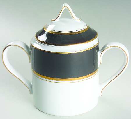 Raven Black Sugar Bowl & Lid