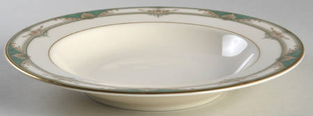 Regal Crest Jade Rim Soup Bowl