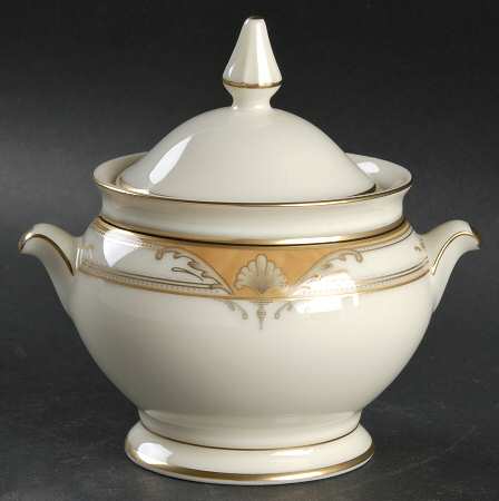 Regal Crest Peach Sugar Bowl & Lid