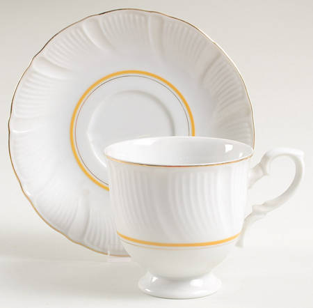 Regency Footed Cup & Saucer Set