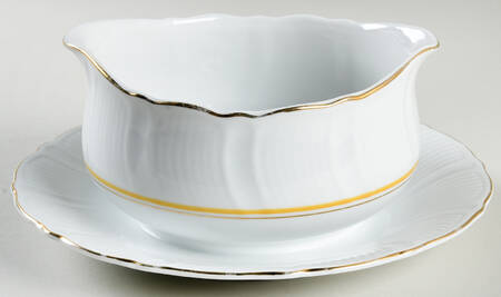 Regency Round Gravy Boat/Attached Underplate