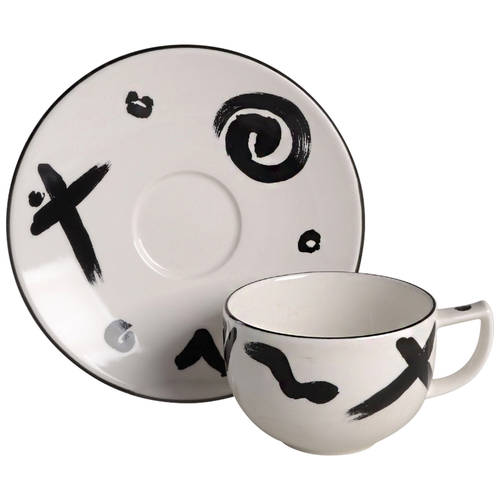 Reggae Flat Cup & Saucer Set