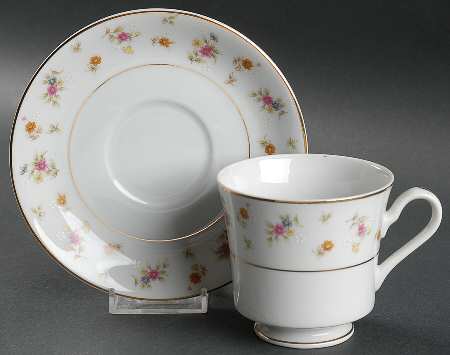 Remembrance Footed Cup & Saucer Set
