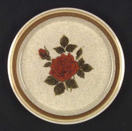 Red Masterpiece Salad Plate