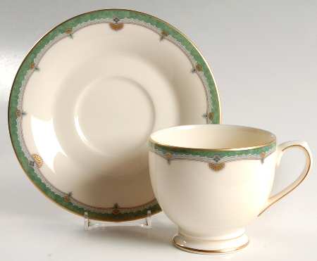 Regal Manor Footed Cup & Saucer Set