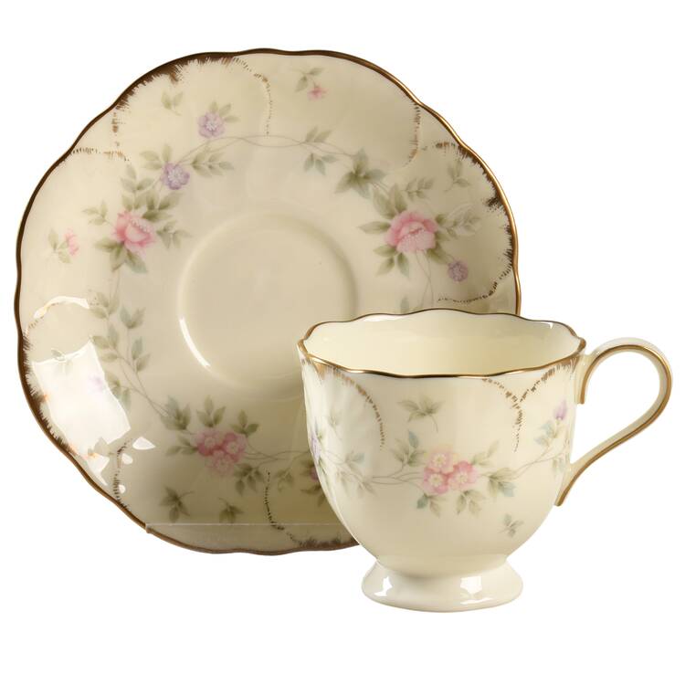 Remembrance Footed Demitasse Cup & Saucer Set