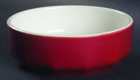 Red Poppy Coupe Cereal Bowl