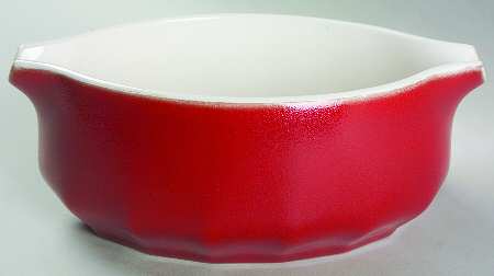Red Poppy Gravy Boat