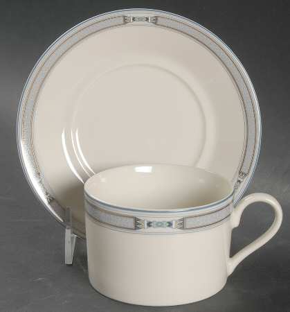 Regal Reign Flat Cup & Saucer Set