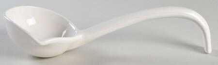 Renaissance White Tureen Ladle