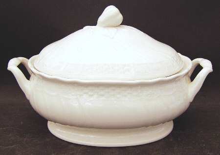 Renaissance White Oval Tureen & Lid