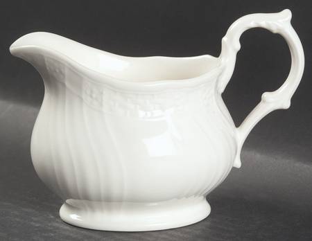 Renaissance White Creamer