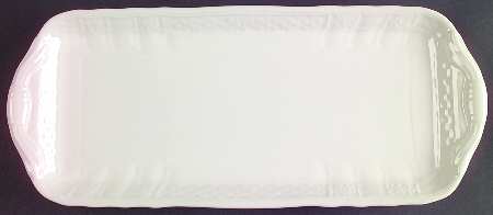 Renaissance White Large Sandwich Tray
