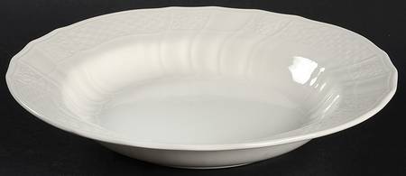 Renaissance White Large Rim Soup Bowl