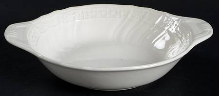 Renaissance White Lugged Cereal Bowl