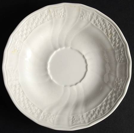 Renaissance White Saucer