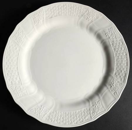 Renaissance White 12" Chop Plate (Round Platter)