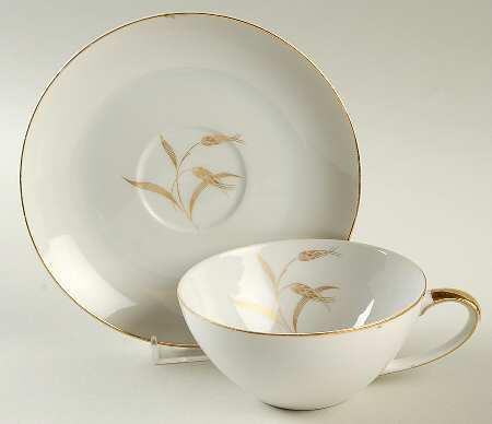 Rialto Flat Cup & Saucer Set