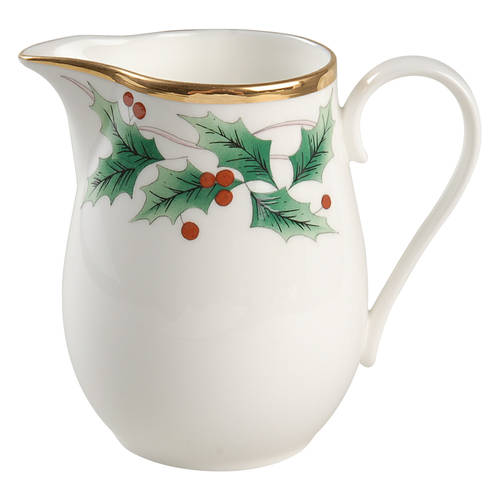Ribbon Holly Creamer
