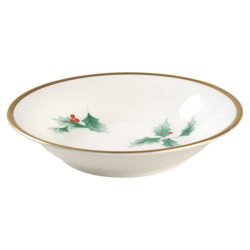 Ribbon Holly Fruit/Dessert (Sauce) Bowl