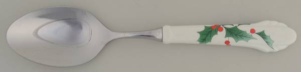 Ribbon Holly Tablespoon (Serving Spoon)