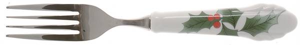 Ribbon Holly Individual Salad Fork by Mikasa