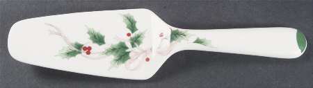 Ribbon Holly Solid Ceramic Pie/Cake Server by Mikasa