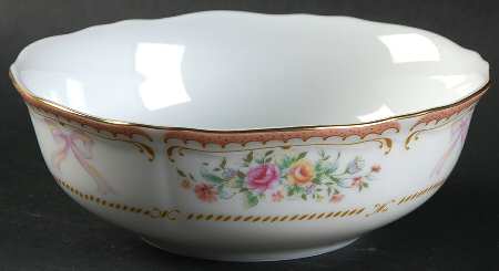 Ribbon Pink Fruit/Dessert (Sauce) Bowl