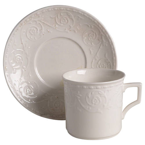 Riviera Flat Cup & Saucer Set by Mikasa