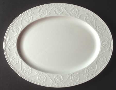 Riviera 14" Oval Serving Platter by Mikasa