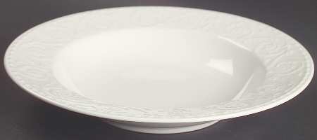 Riviera Large Rim Soup Bowl by Mikasa