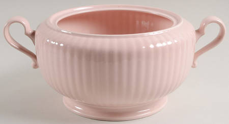Rose Blush Round Vegetable No Lid