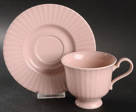 Rose Blush Footed Cup & Saucer Set