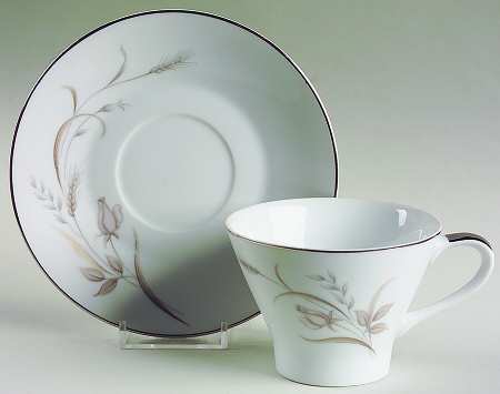 Rose Ballet Flat Cup & Saucer Set