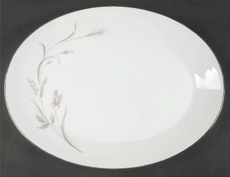 Rose Ballet 16" Oval Serving Platter
