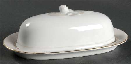 Rose Bisque 1/4 Lb Covered Butter